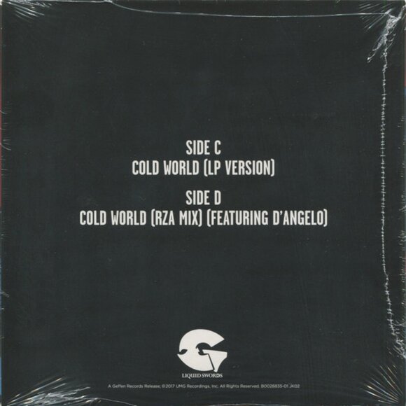 GZA - Cold World Single 45 rpm 7" Inch Vinyl Record Wu Tang Sealed New - Picture 3 of 5